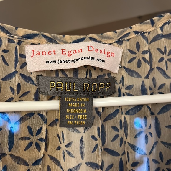 BUNDLE Paul Ropp Women’s Boho Top Free Size - Picture 2 of 3